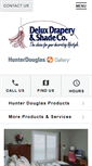 Mobile Screenshot of deluxdrapery.com